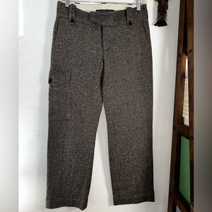 Vintage Ralph Lauren Woman’s Wool Brown Cargo Pants